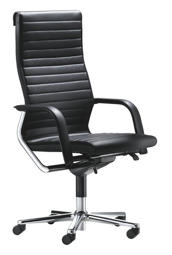 Silla directivo con cabezal y asiento ergonómico con soporte lumbar